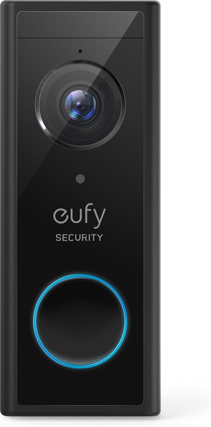 Eufy S220 2K Draadloze Video Deurbel Uitbreiding - Accu - Zwart van Eufy