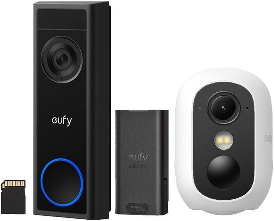 eufy Security C31 Video Deurbel + eufy Security eufyCam C35 van Merkloos