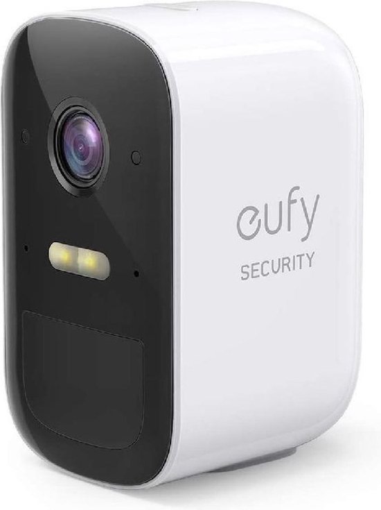 eufy Security - eufyCam 2C add-on - Zwart en wit - Draadloze Beveiligingscamera - 180 dagen batterijduur - HomeKit Compatible