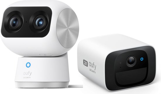 eufy Security Indoor 4K-UHD-resolutieCam S350+Buiten SoloCam C210 van Merkloos