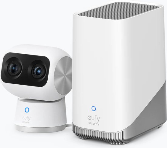 eufy Security Indoor Cam S350 4K dubbele camera met AI + HomeBase 3 - Bundelvoordeel van Eufy