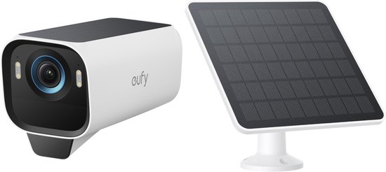 eufy Security S3 Pro Buitencamera, Add-on + eufy Security Zonnepaneel (3W) van Eufy