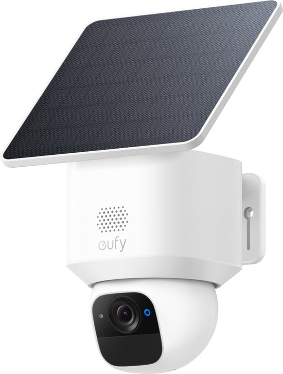 eufy Security Solo Camera E30 - SoloCam - 2K HD-resolutie - 360° Pan & 70° Tilt - AI Auto Lock en Tracking - Zonne-energie met SolarPlus™ Technologie - Geen Abonnementskosten - Draadloze Beveiligingscamera van Eufy