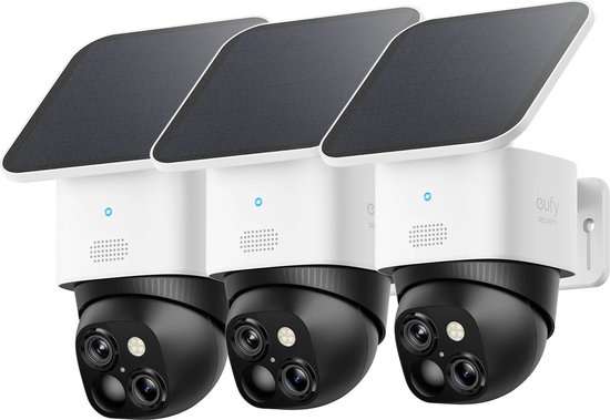 eufy Security SoloCam S340 - 360° buitencamera 3 PACK- Bundel voordeel van Eufy