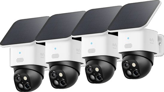 eufy Security SoloCam S340 - 360° buitencamera 4 PACK- Bundel voordeel van Eufy