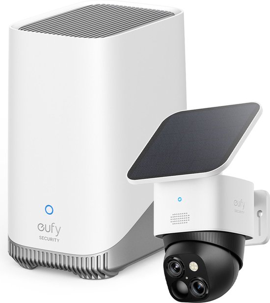 eufy Security SoloCam S340 - 360° buitencamera + Homebase 3 - Bundelvoordeel van Eufy