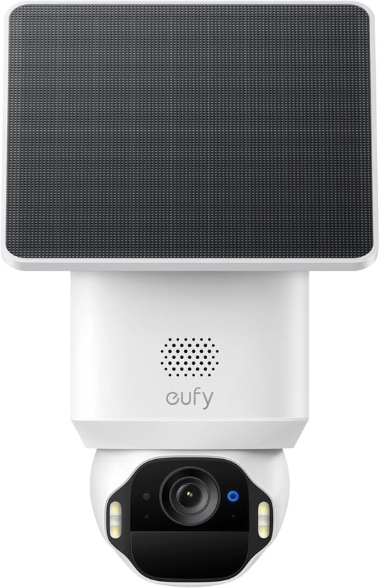 eufy SoloCam E42, 4K PTZ beveiligingscamera outdoor, 360° pan/tilt, AI-tracking, draadloos, zonne-energie, geen maandkosten, HomeBase S380 compatibel van Merkloos