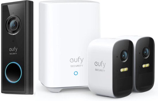 Eufy Video Deurbel + EufyCam 2C set- Bundel van Eufy