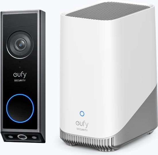 Eufy Video Doorbell E340 + HomeBase 3 S380 - Bundelvoordeel van Eufy