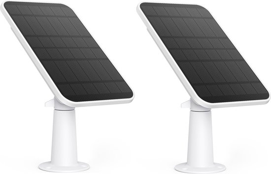 Eufy Zonnepaneel 2 PACK - Geschikt voor alle EufyCams - 2.6W - Bundelvoordeel van Eufy