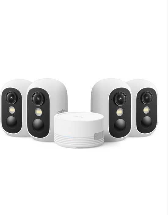 eufyCam C35 4-Cam Kit Wit van Eufy