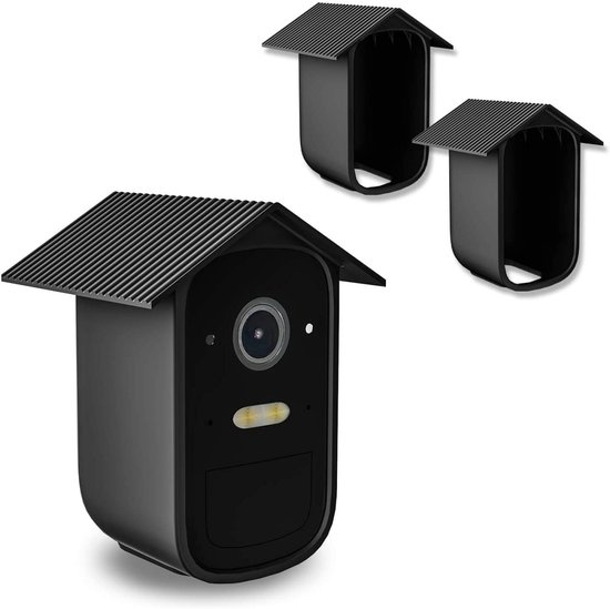 EXCITAT 2 stuks - Beschermhoes - Siliconen beschermhoes - Beveiligingscamera-accessoire - Waterdicht - Geschikt voor binnen- en buitengebruik van EXCITAT