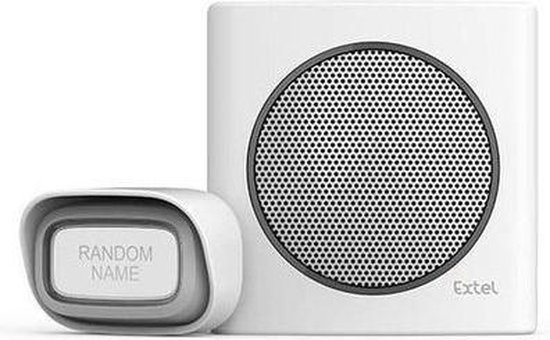 Extel diBi Flash white draadloze deurbel