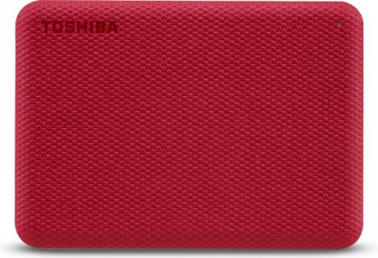 External Hard Drive Toshiba CANVIO ADVANCE Red 4TB USB 3.2 Gen 1 van Merkloos