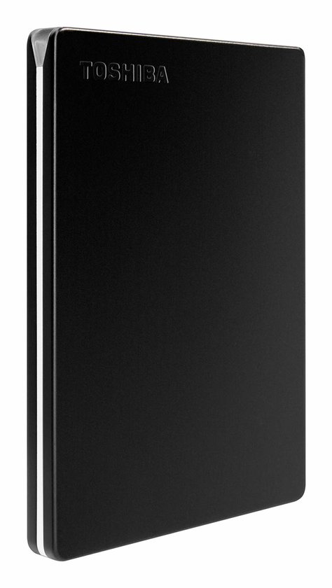 External Hard Drive Toshiba CANVIO SLIM Black 2 TB van Merkloos