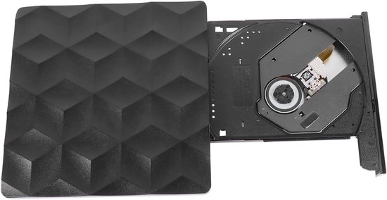 Externe Brander - Dvd Speler - Bestanden Branden - Dubbele USB-C Poort - Ultradun - Zwart
