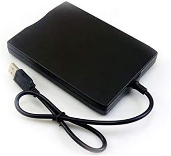 Externe Diskette - Draagbare FDD - Gegevens Overzetten - USB Aansluiting - 35 inch - Zwart