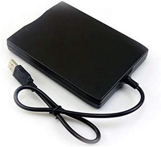 Externe Diskette Drive - USB Floppy Drive - Oude Bestanden Lezen - Draagbaar Ontwerp - 35 inch - Zwart