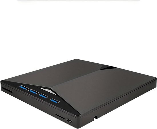 Externe DVD Brander - CD DVD Brander - Gegevens Archiveren - Drievoudige Interface - 2 MB Cache - Zwart