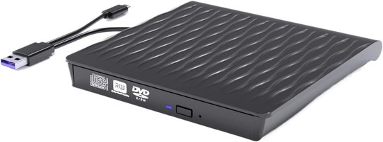 Externe DVD Brander - Optische Drive - Data Archiveren - USB 3.0 Connectie - 2.5 Inch - Gestreepte Model
