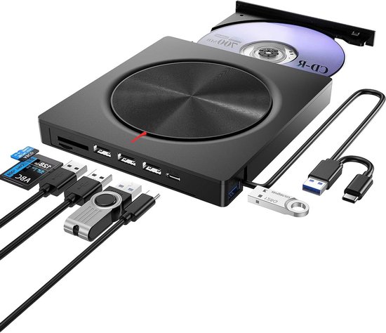 Externe DVD CD Drive - USB Brander - Bestanden Archiveren - Plug and Play