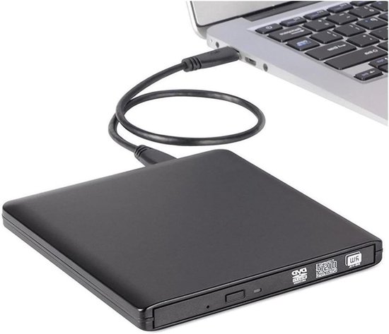 Externe Dvd-schrijver - Dvd-rw Speler - Films Kijken - USB 3.0 en C - 10 g - Zwart