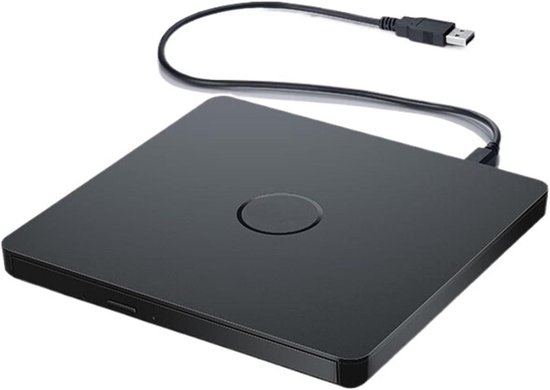 Externe DVD-speler - Schijfstation - Muziek en foto's - Brede compatibiliteit - 146 cm breed - Zwart