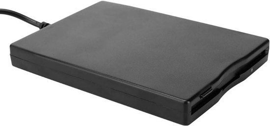 Externe Floppy Drive - 3.5 Inch Lezer - Bestanden Overzetten - Geen Externe Voeding - 3.5 Inch - Zwart