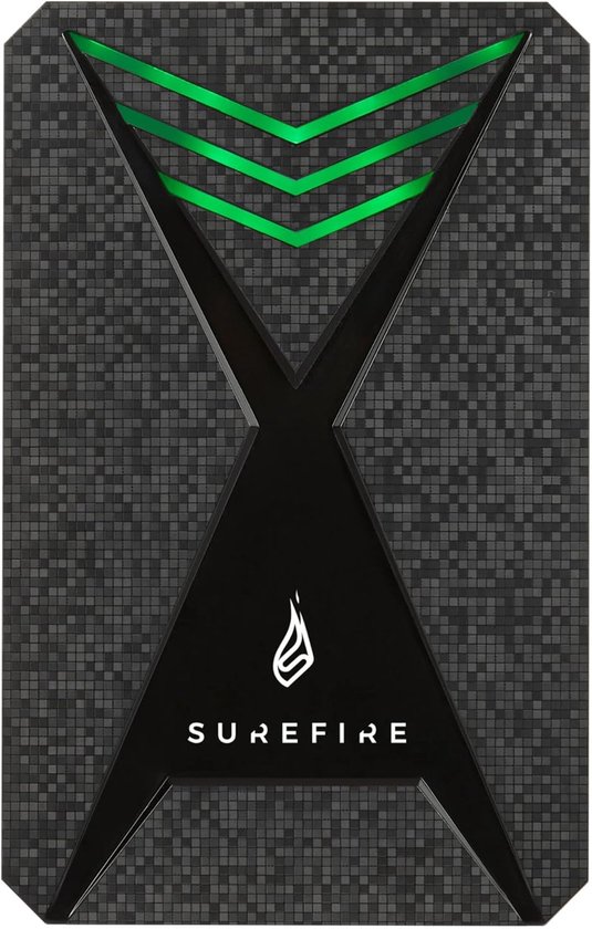 Externe Gaming Harde Schijf 2,5 inch - 2TB met USB 3.2 Gen 1 en RGB Verlichting Zwart van Merkloos