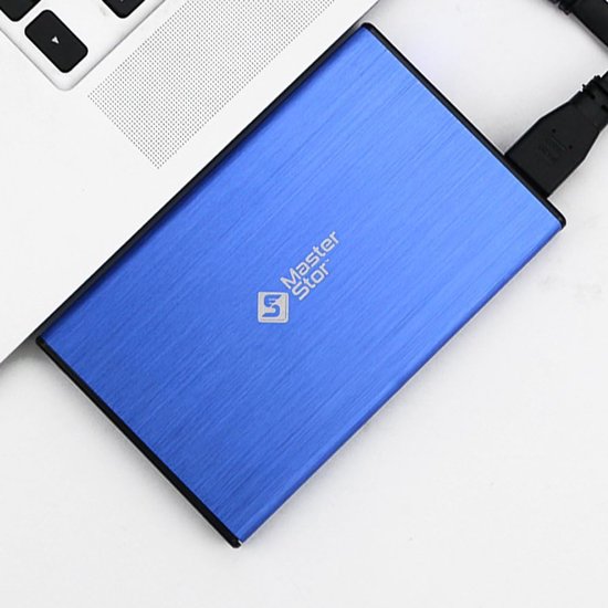 Externe harde schijf 250GB - USB 3.0 super snel - ultra dun en compact - ideaal voor dataopslag - ShopVlot