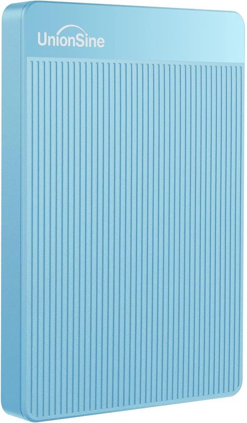 Externe Harde Schijf 500 GB - USB 3.0 HDD - Ultra Slim en Draagbaar - Plug & Play - Voor PC, Mac, PS4 en Xbox - Blauw