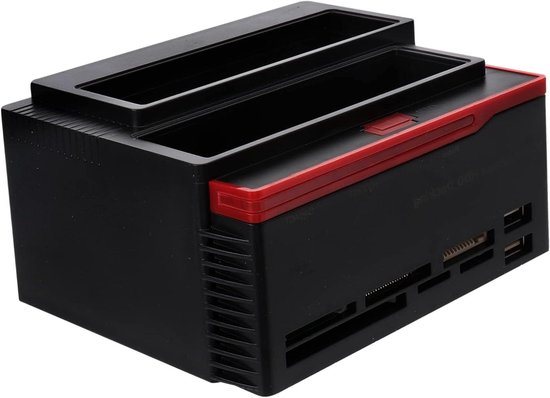 Externe Harde Schijf Basis - Dubbele Docking Station - Data Opslag - Twee Schijven Tegelijk - Tot 6TB - Zwart