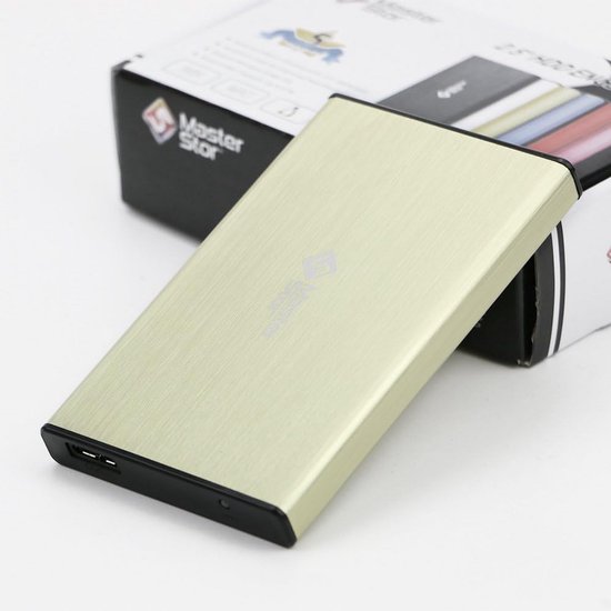 Externe Harde Schijf - Draagbare Opslag - Bestanden Backuppen - Super-Speed USB 3.0 - 250 GB - Geel