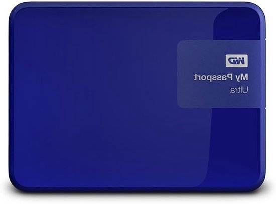 Externe Harde Schijf - Draagbare Opslag - Bestanden Opslaan - Extra Dun Ontwerp - 2 TB - Blauw