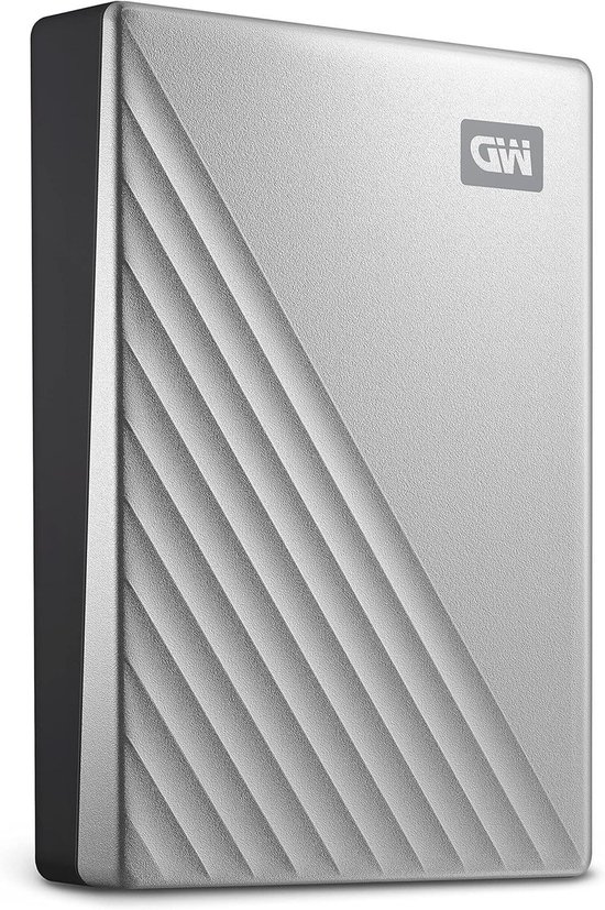 Externe Harde Schijf - Draagbare Opslag - Bestanden Opslaan - Hardware Versleuteling - 1 TB - Zilver
