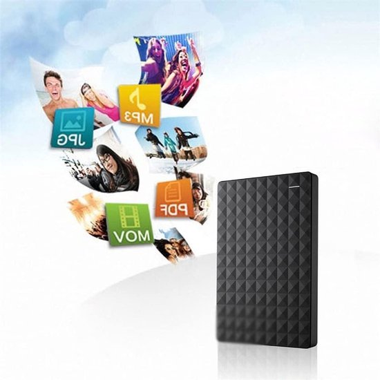 Externe Harde Schijf - Draagbare Opslag - Bestanden Opslaan - Plug and Play - 2TB - Zwart