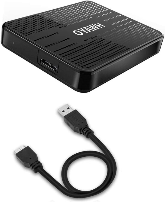 Externe Harde Schijf - Draagbare Opslag - Bestanden Opslaan - Plug en Play - 500 GB - Zwart