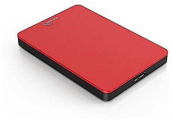 Externe Harde Schijf - Draagbare Opslag - Bestanden Opslaan - Snelle Data Transfer - 320 GB - Rood