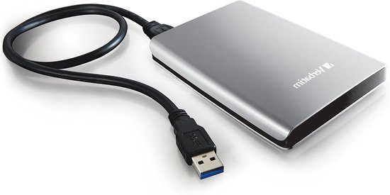 Externe Harde Schijf - Draagbare Opslag - Bestanden Opslaan - Snelle USB 3.0 - 1 TB - Zilver