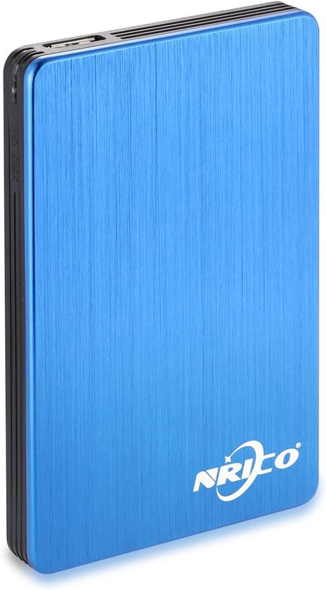 Externe Harde Schijf - Draagbare Opslag - Bestanden Opslaan - Snelle USB 3.0 - 500GB - Blauw