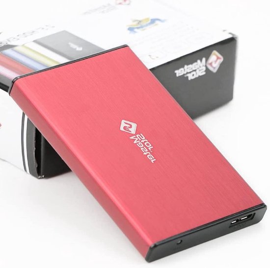Externe Harde Schijf - Draagbare Opslag - Bestanden Opslaan - Super-Speed USB 3.0 - 120 GB - Rood