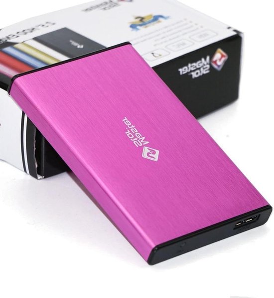 Externe Harde Schijf - Draagbare Opslag - Bestanden Opslaan - Super Speed USB 3.0 - 250 GB - Roze