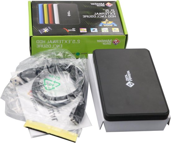 Externe harde schijf - Draagbare opslag - Bestanden opslaan - Supersnelle USB 3.0 - 320 GB - Zwart