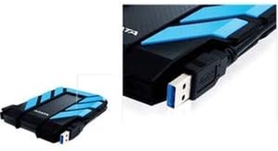 Externe Harde Schijf - Draagbare Opslag - Bestanden Opslaan - Ultra Dun - 2 TB - Blauw