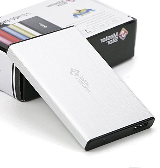 Externe Harde Schijf - Draagbare Opslag - Bestanden Opslaan - Ultra Snelle USB 3.0 - 320 GB - Zilver