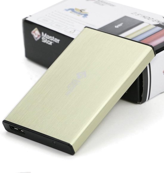 Externe harde schijf - Draagbare opslag - Bestanden overzetten - Super-snelle USB 3.0 - 120 GB - Geel