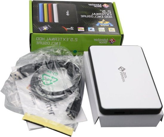 Externe Harde Schijf - Draagbare Opslag - Bestanden Overzetten - Supersnelle USB 3.0 - 13mm Slank - Wit