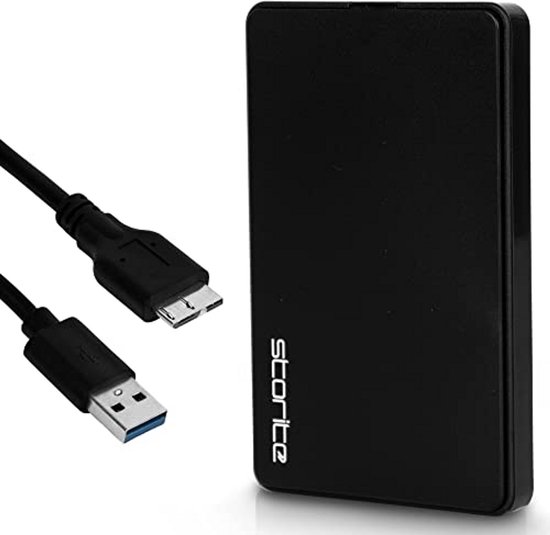 Externe Harde Schijf - Draagbare Opslag - Data Back-up - Plug-and-Play - 500GB - Zwart