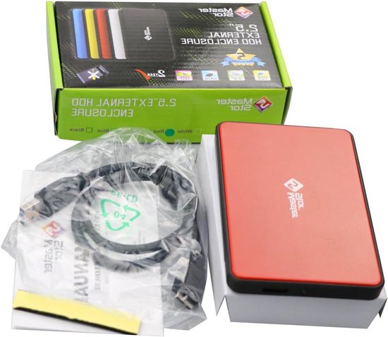 Externe Harde Schijf - Draagbare Opslag - Data Back-up - Super Speed USB 3.0 - 160 GB - Rood