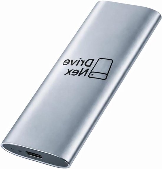 Externe Harde Schijf - Draagbare Opslag - Data Opslag - Hoge Snelheid SSD - 2 Terabyte - Zilver